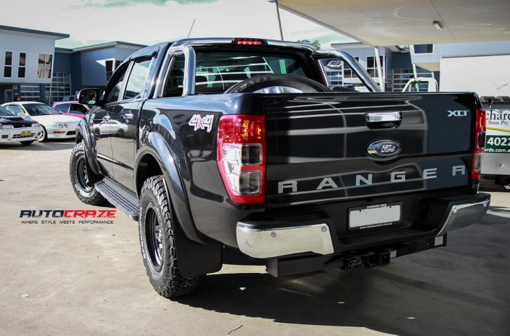 FORD RANGER ANZA MATTE ANTHRACITE WITH BLACK RING